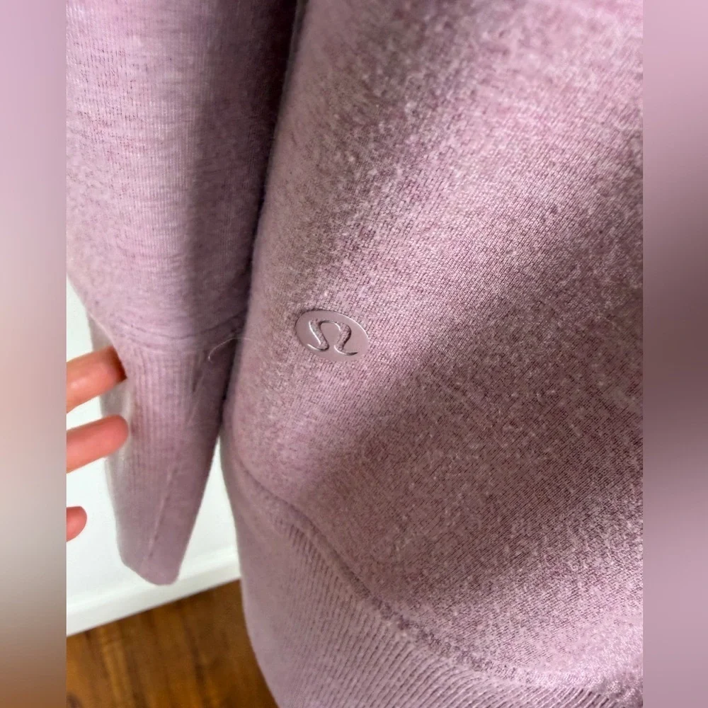 Lululemon High Lines Pullover Funnel Neck Sweatshirt Vintage Mauve Size 8